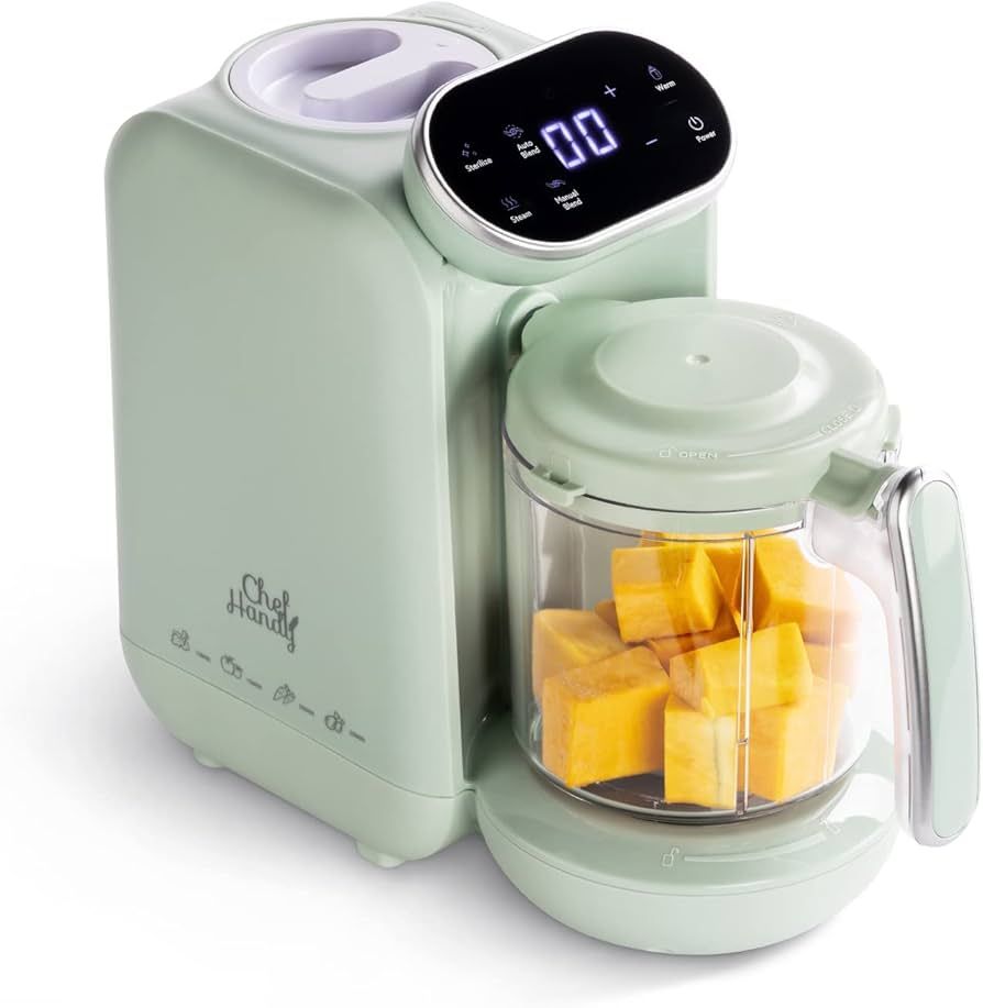 Baby Food Maker, 5 in 1 Baby Food Processor, Smart Control Multifunctional Steamer Grinder with S... | Amazon (US)