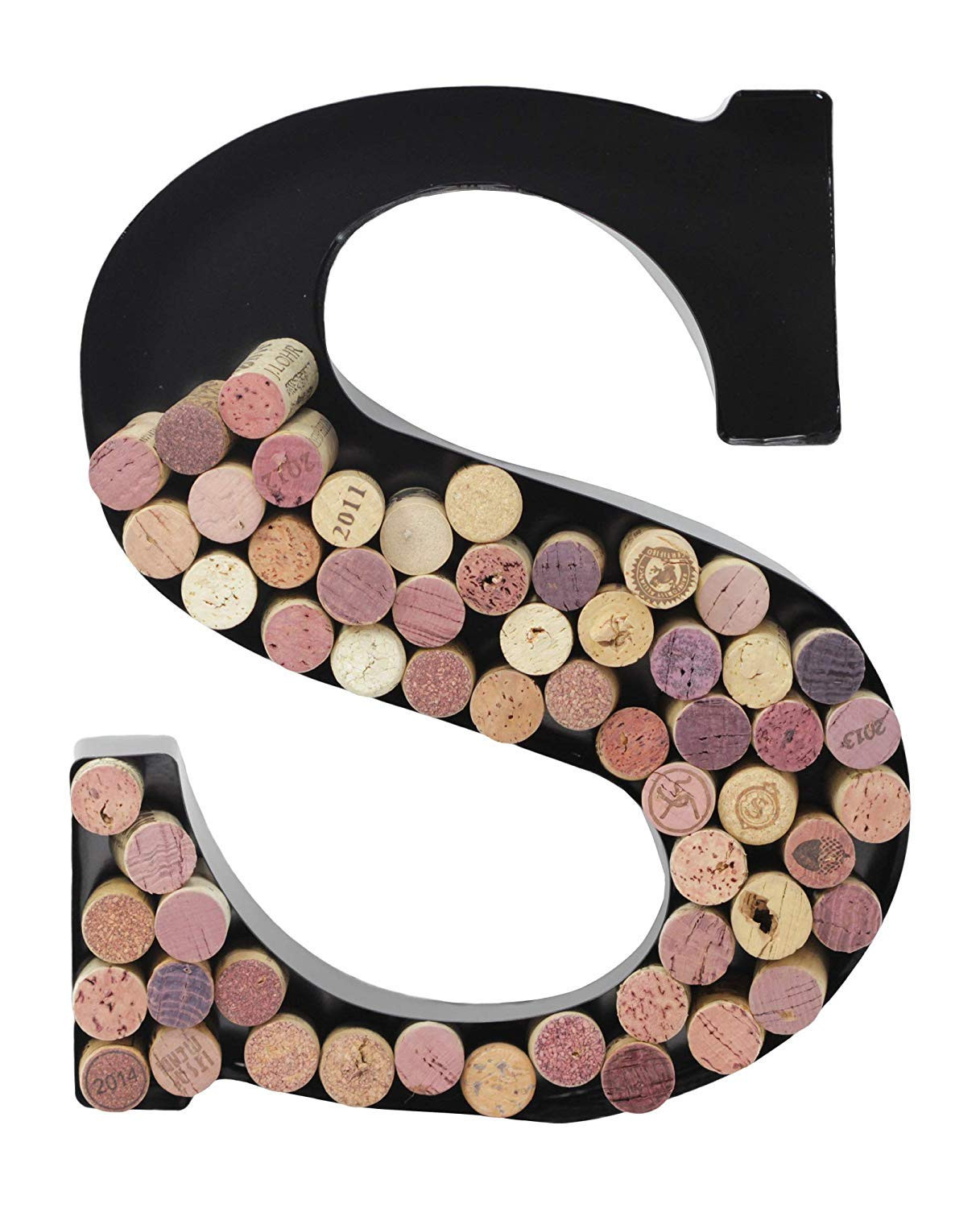 Made Easy Kit Metal Letter Wine Cork Keepsake Saver & Holder Monogram w/Free Wall Mount Kit A-Z (... | Amazon (US)
