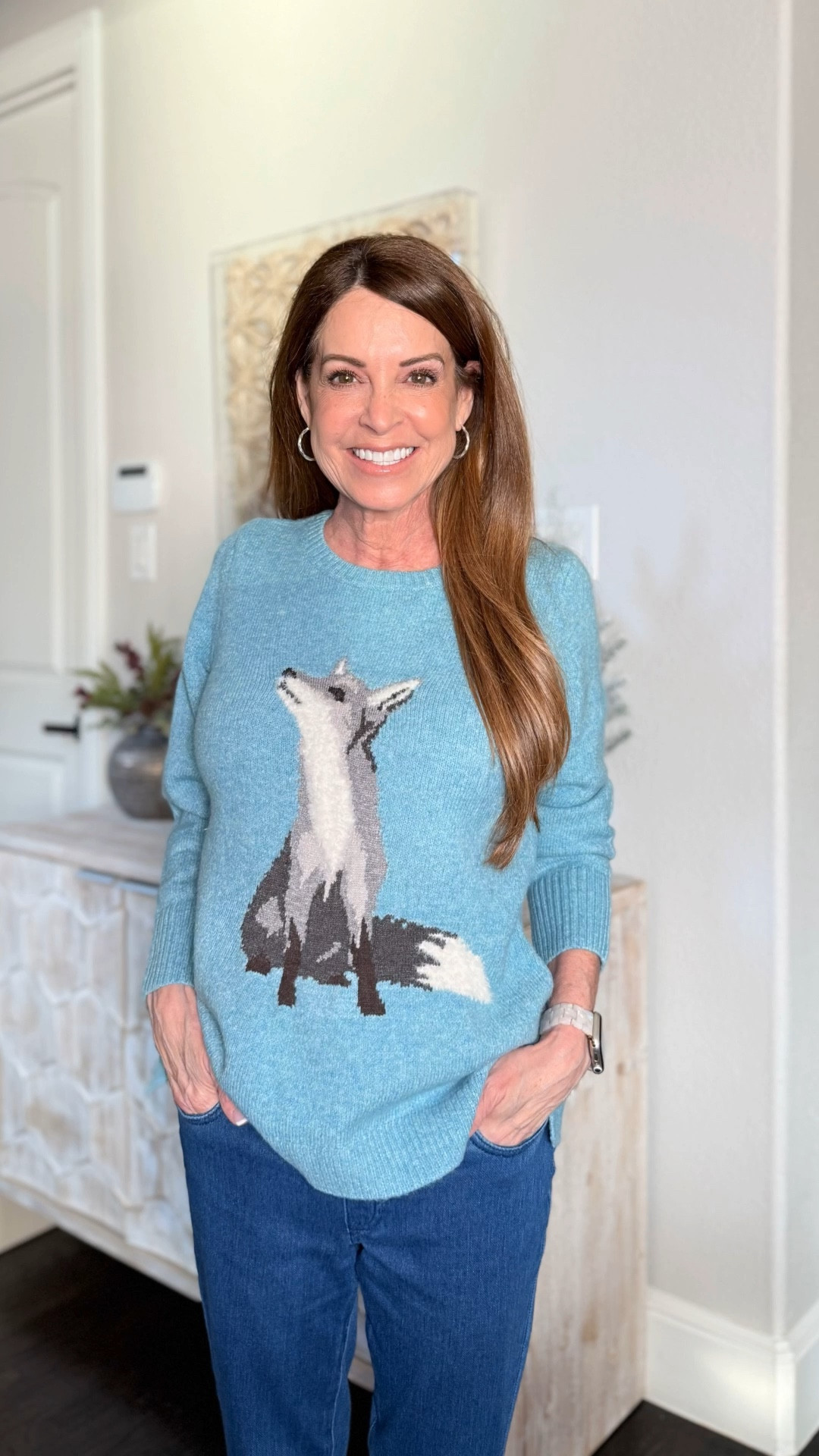 Cozy sweaters that are so soft, you’ll want to wear them on repeat all winter long.

Red cable knit style, fun arctic fox and Fair Isle zipped sweater jacket. All are medium to heavy weight to keep you warm. Perfect for layering. Available in misses, petites and women’s sizes.

I’m wearing size petite small in all sweaters, size 4 petite pull on jeans and petite small tank with shelf bra. I paired with Birkenstock clogs for casual winter outfits.

#LTKPetite #LTKSaleAlert #LTKOver40