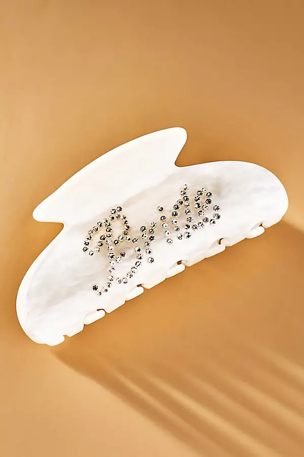 Untamed Petals Bride Hair Claw Clip | Anthropologie (US)