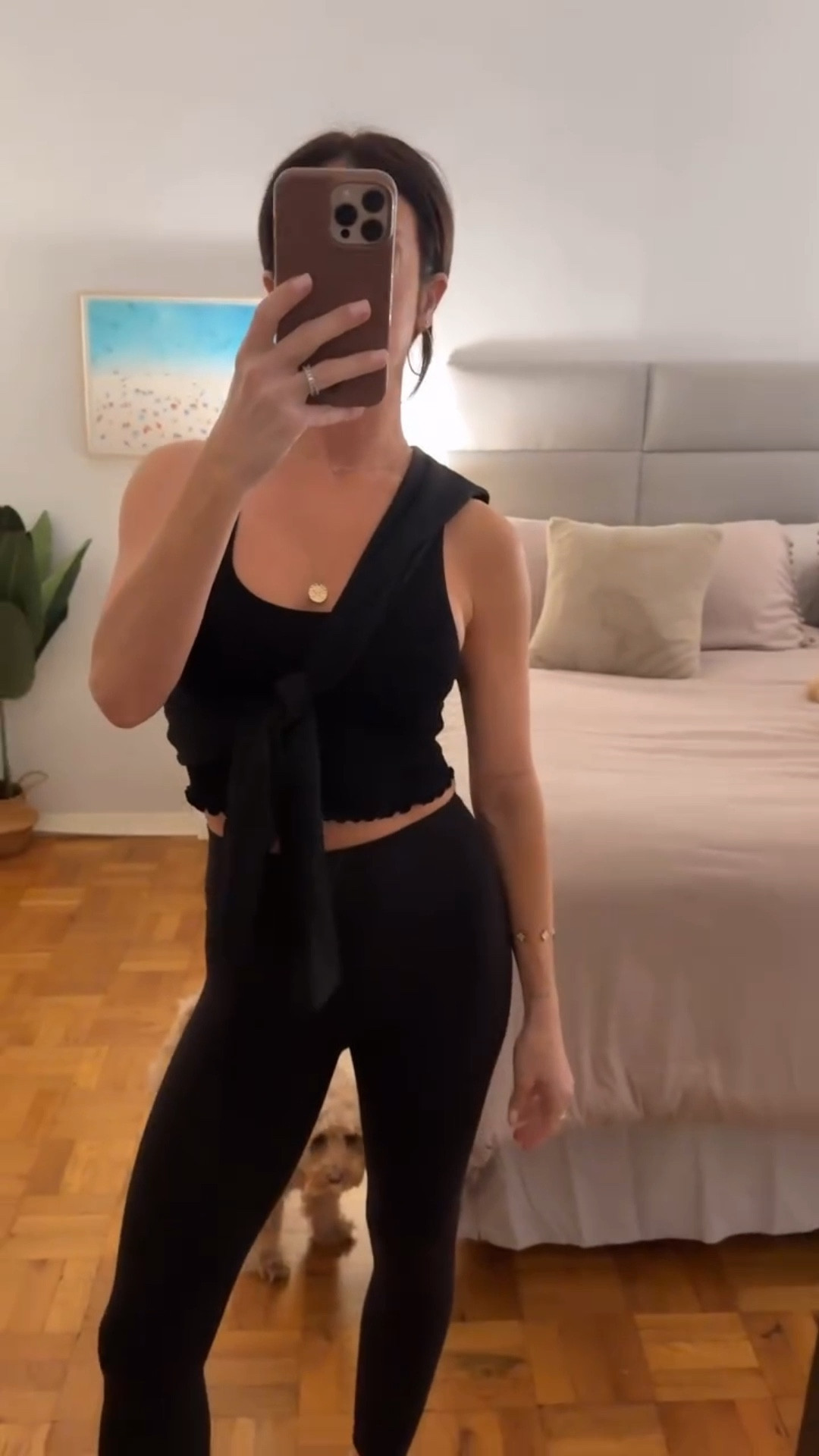 All black workout look 🖤. 

Leave it to @90degreebyreflex to design the cutest ribbed lettuce edge tank and the perfect ribbed crop jacket to layer on top. 

Use my code LOVELAUREN_NYC15 to save on 90 Degree by Reflex on their site. 
.
.
.
#fitness #workout #homeworkout #strength #fitgirl #90degreesbyreflex #ootd #ltkwatchnow #ltkover40 #ltkactive #90degreebyreflex #GiftedByReflex #ad

#LTKFindsUnder50 #LTKOver40 #LTKActive