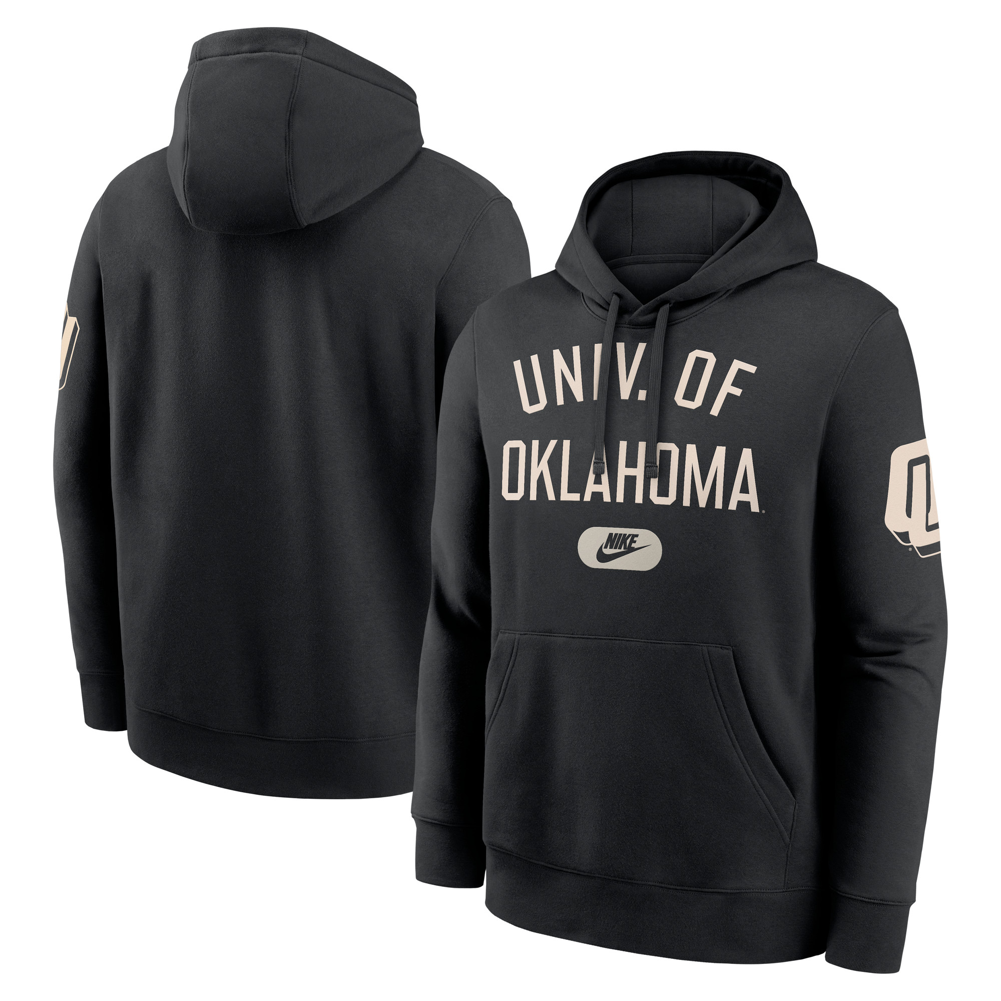 Men's Nike Black Oklahoma Sooners Club Fleece Fashion Hoodie | Fanatics