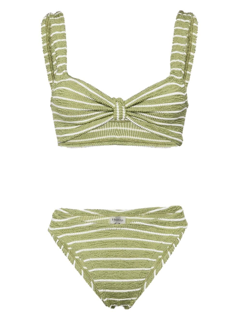 Bonnie striped bikini set | Farfetch Global