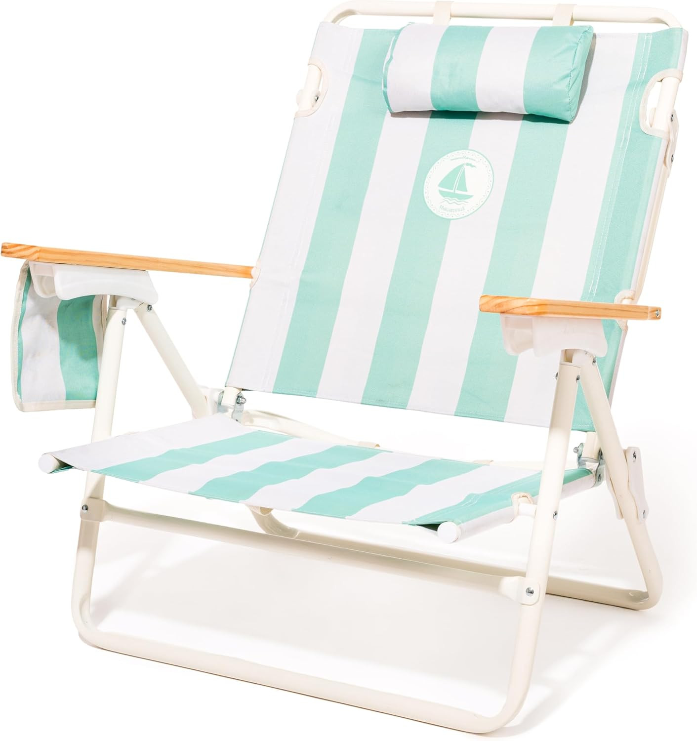 Amazon.com: Business & Pleasure Co. Margaritaville Manana Backpack Beach Chair Lay Flat Reclining... | Amazon (US)