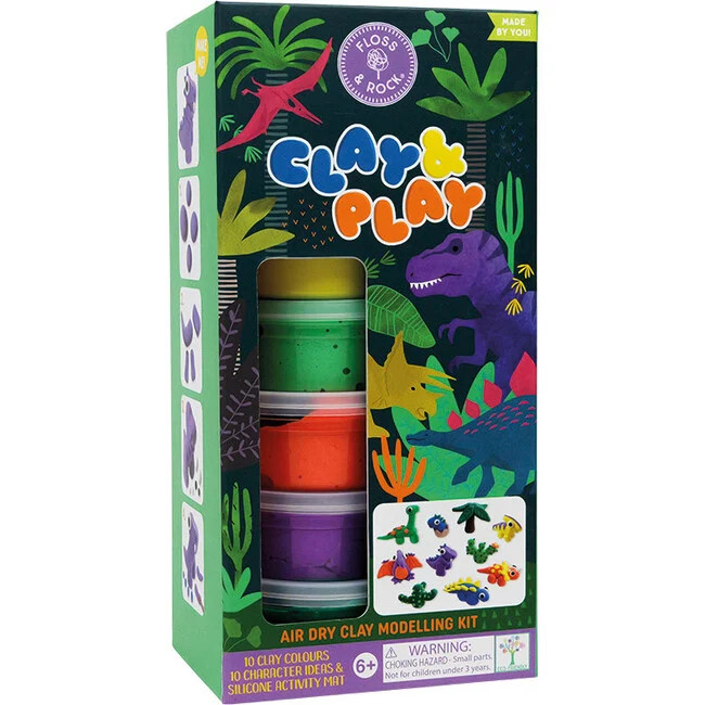 Dino Clay & Play, (Size Kid) - Kids Toys | Floss & Rock from Maisonette | Maisonette