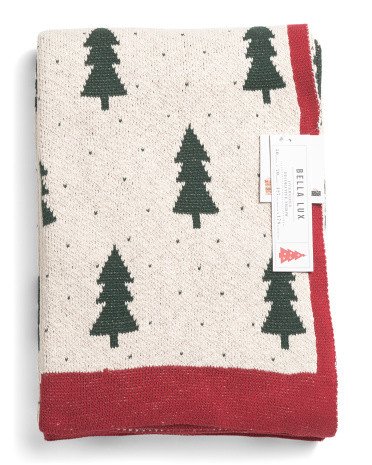 Tree Patterned Throw | TJ Maxx