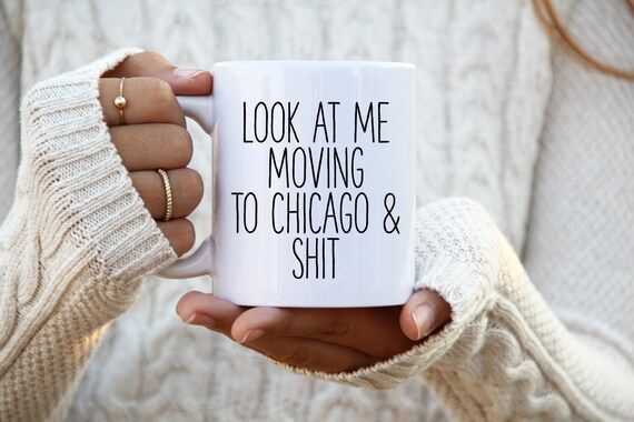 Moving to Chicago Gifts Moving to Chicago Coffee Mug Moving - Etsy | Etsy (US)
