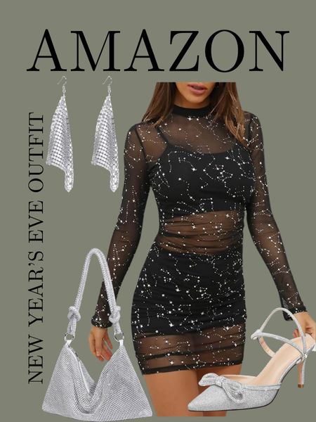 New Year’s Eve party outfit. NYE outfits. NYE party. Holiday party outfit. Amazon New Year’s Eve. Amazon nye 

#LTKHoliday #LTKfindsunder50 #LTKparties