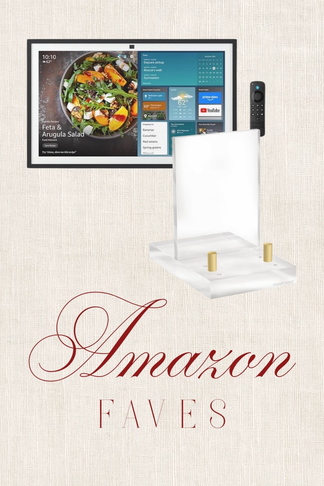 I tell this thing to play worship music every morning! & the acrylic/gold stand makes it look so put together on your kitchen counter! 

#LTKSaleAlert #LTKHome #LTKCyberWeek