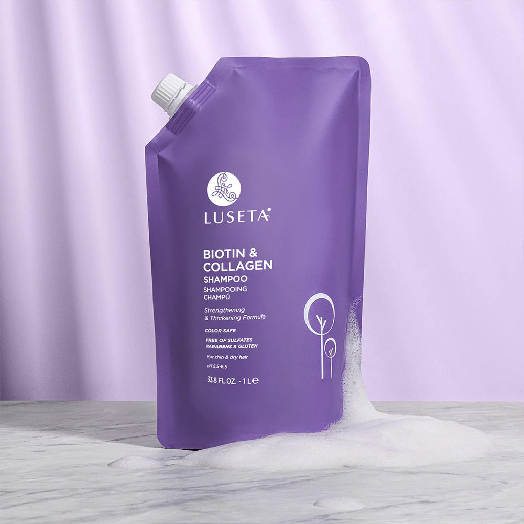 Biotin & Collagen Shampoo Pouch | Luseta Beauty