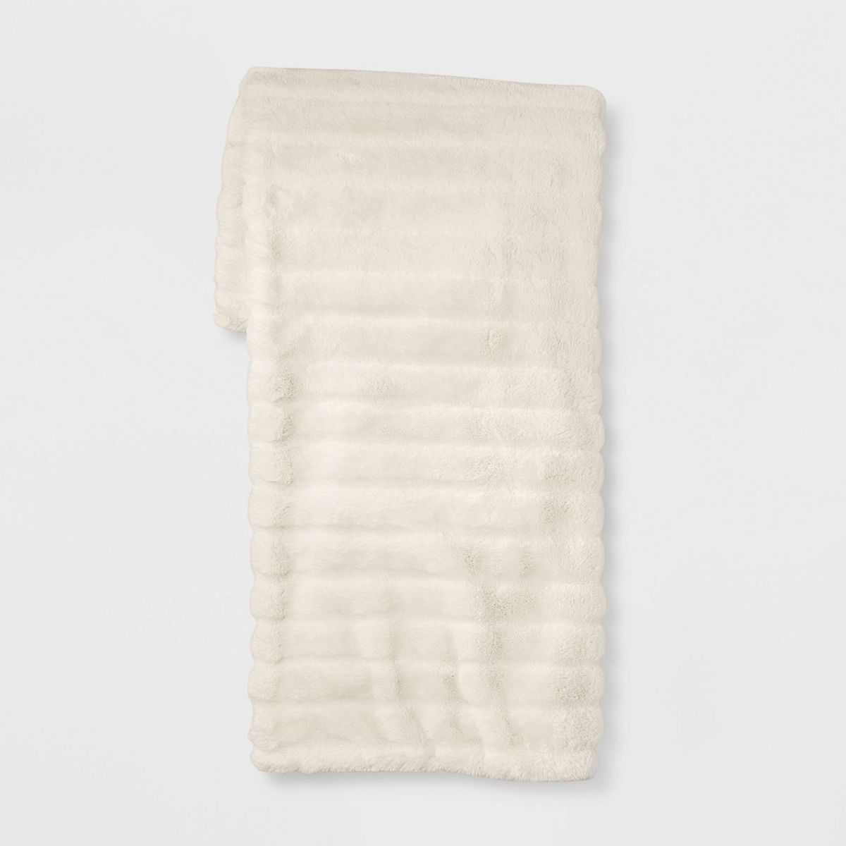 Textured Faux Fur Reversible Throw Blanket - Threshold™ | Target