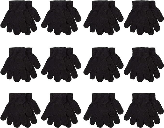 Gelante Toddler / Children Winter Knitted Magic Gloves Wholesale Lot 6-12 Pairs | Amazon (US)