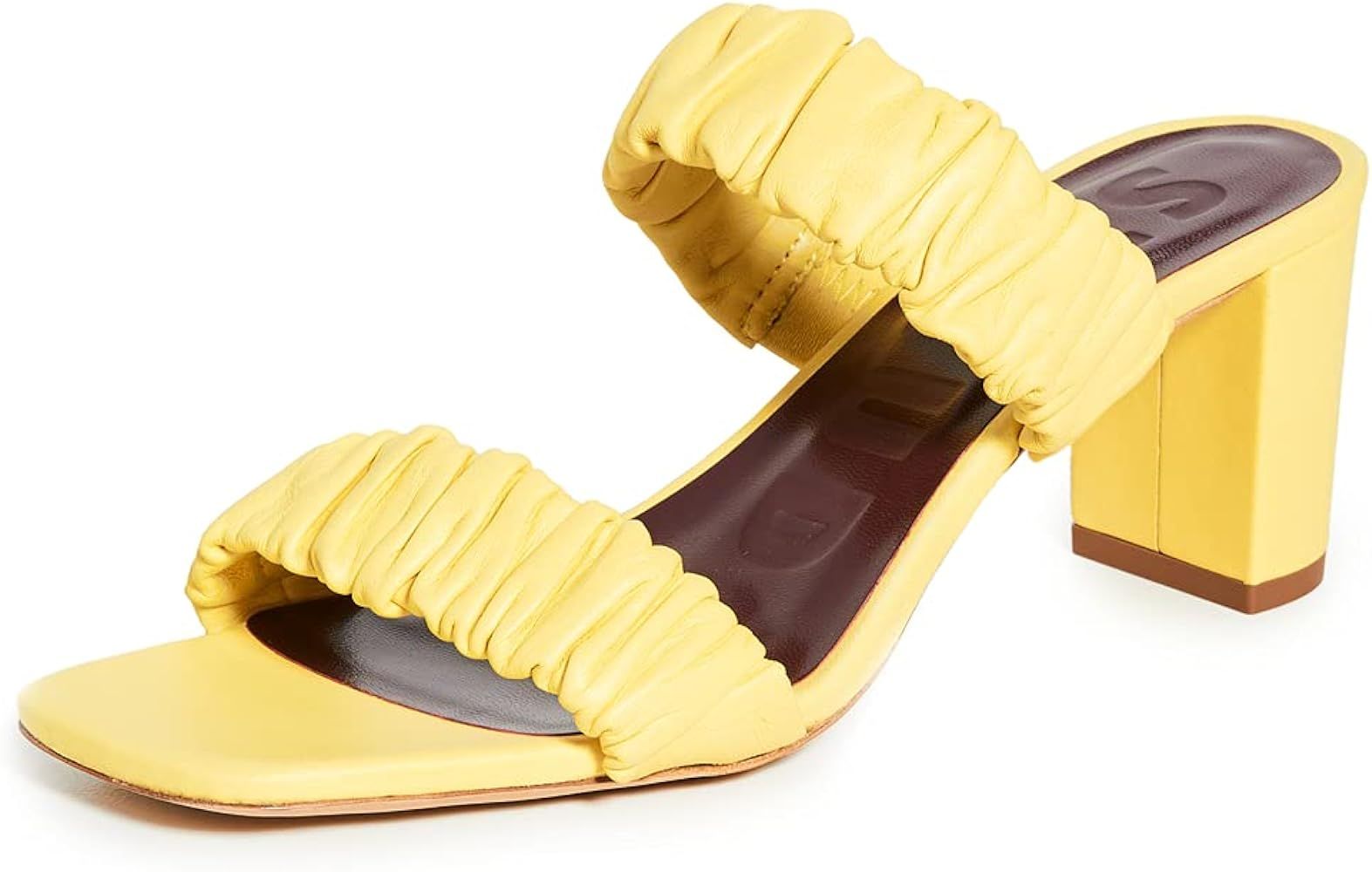 STAUD Women's Frankie Ruched Sandals | Amazon (US)
