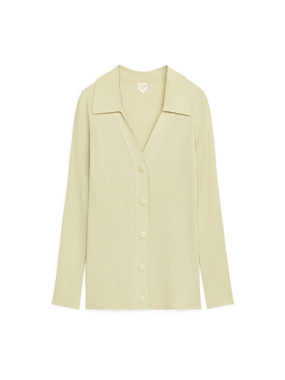 Cardigan côtelé ajusté | ARKET (US&UK)