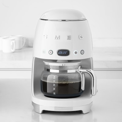 Smeg Drip Coffee Maker, White | Williams-Sonoma