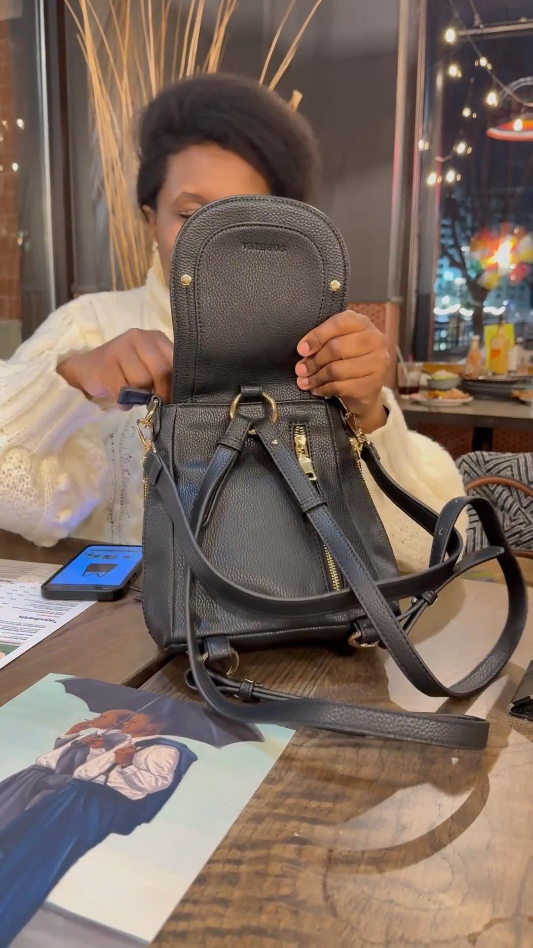 SecretsofYve: Took the @SOPHIYA’s designer vegan leather backpack to my birthday dinner! It is the kind of everyday piece that does the most while looking effortlessly polished. Your purchase will plant 1 tree, rescue 1 plastic bottle and offset 1 kg of CO2 in your name. #Secretsofyve #ltkgiftguide
Always humbled & thankful to have you here.. New posts daily at 3pm & 4:15pm EST. 
CEO: PATESI Global & PATESIfoundation.org
@secretsofyve : where beautiful meets practical, comfy meets style, affordable meets glam with a splash of splurge every now and then. I do LOVE a good sale and combining codes! #ltkstyletip #ltksalealert #ltku #ltkfindsunder100 #ltkfindsunder50 #ltkplussize #ltkmidsize #ltkover40 #ltkpetite #ltkvlog #ltktravel #ltkbump #ltktall #ltkstorytime #ltkvalentine #ltkmomlife #ltkdayinmylife #ltkootd secretsofyve

#LTKWedding #LTKSeasonal #LTKWorkwear