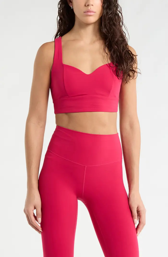 Studio Luxe Sweetheart Sports Bra | Nordstrom