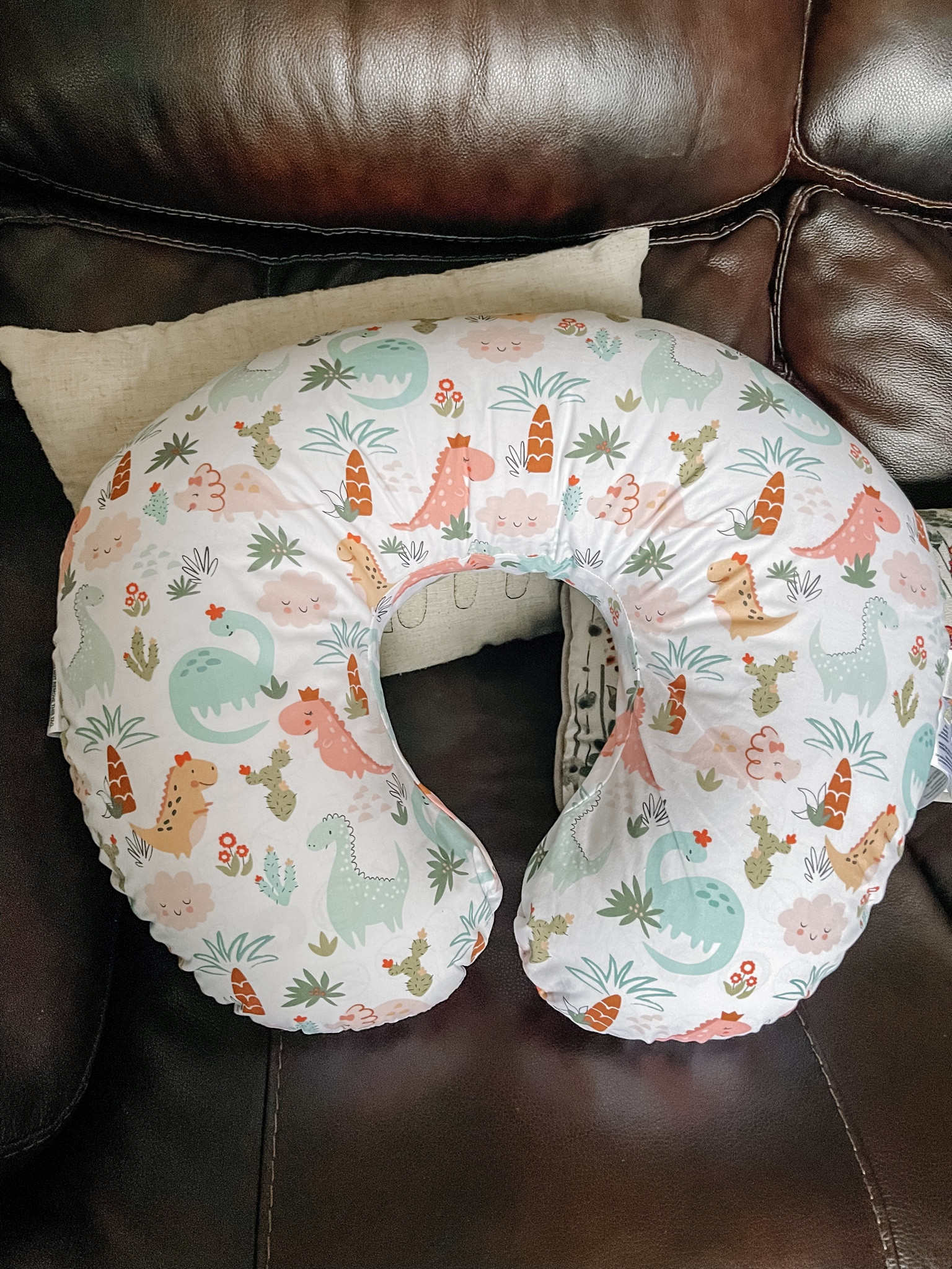 The girly dinosaur pattern on my Boppy pillow is so adorable.

#LTKbaby #LTKbump #LTKfindsunder50