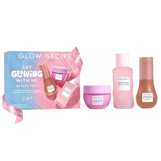 Glow Recipe Get Glowing With Me Kit by Katie Fang - PHA + BHA Face Toner & Gentle Face Exfoliant ... | Amazon (US)