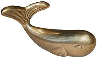 Antiqued Brass Whale Paper Weight - Antique Vintage Nautical Beach Decor | Amazon (US)