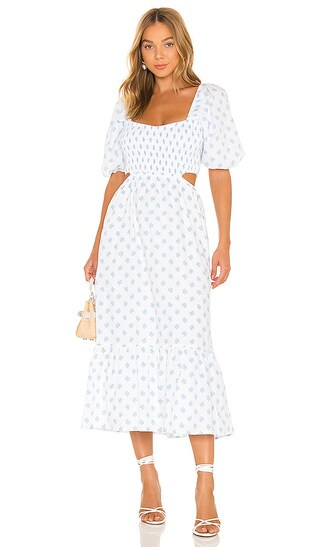 Bloom Midi Dress in Cairo Floral Print | Revolve Clothing (Global)