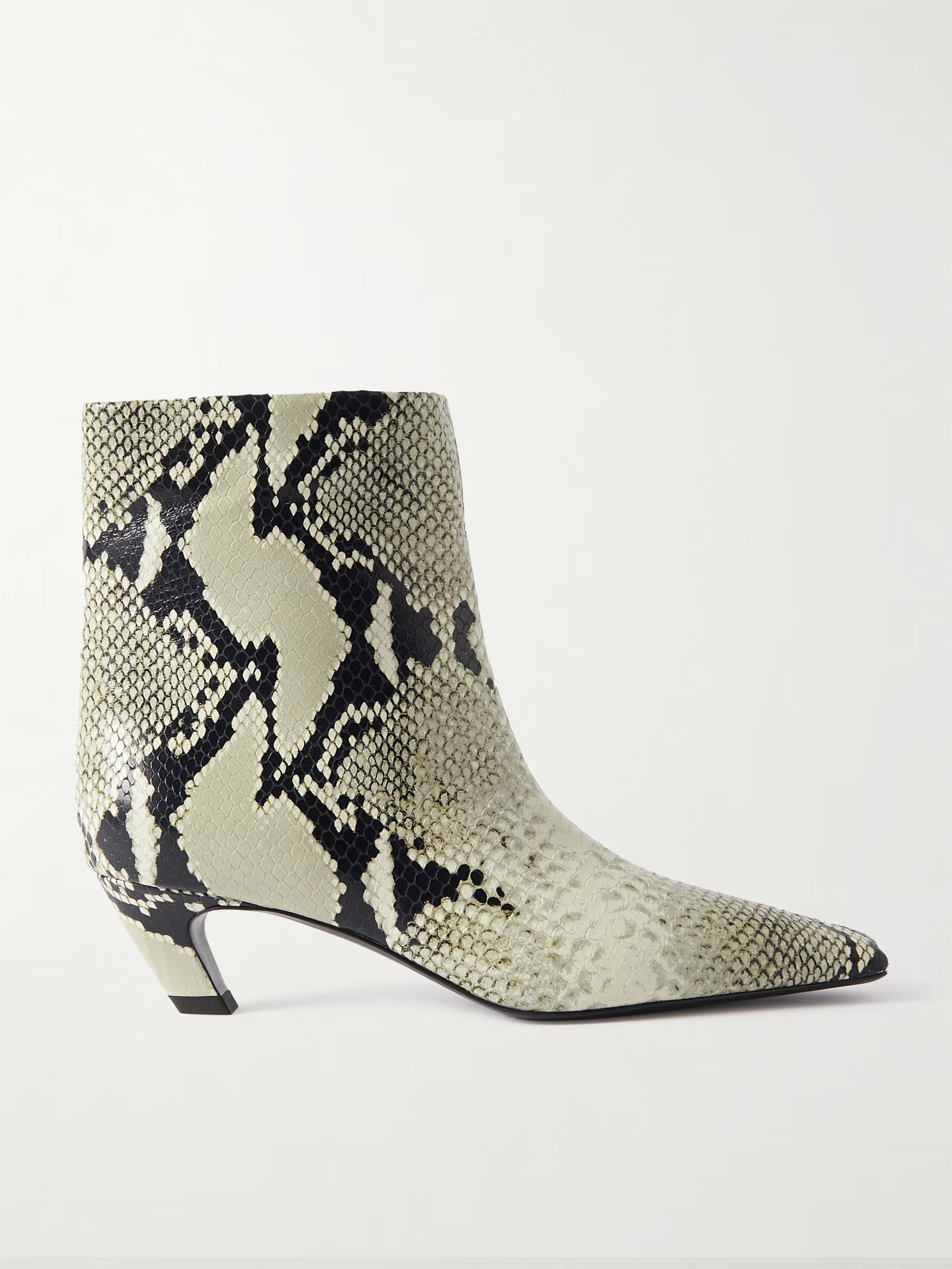 Arizona snake-effect leather ankle boots | NET-A-PORTER (UK & EU)