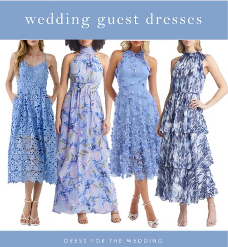 Light blue dresses for wedding guests. 💙🩵Wedding guest dress picks for spring and summer weddings!  
Blue lace midi, blue floral maxi dress, blue floral cocktail dress, blue floral sleeveless maxi dress. Eliza J dress. Follow Dress for the Wedding on the LIKEtoKNOW.it shopping app to get the product details and more cute dresses, new outfits and wedding ideas! 


#LTKSeasonal #LTKwedding #LTKmidsize