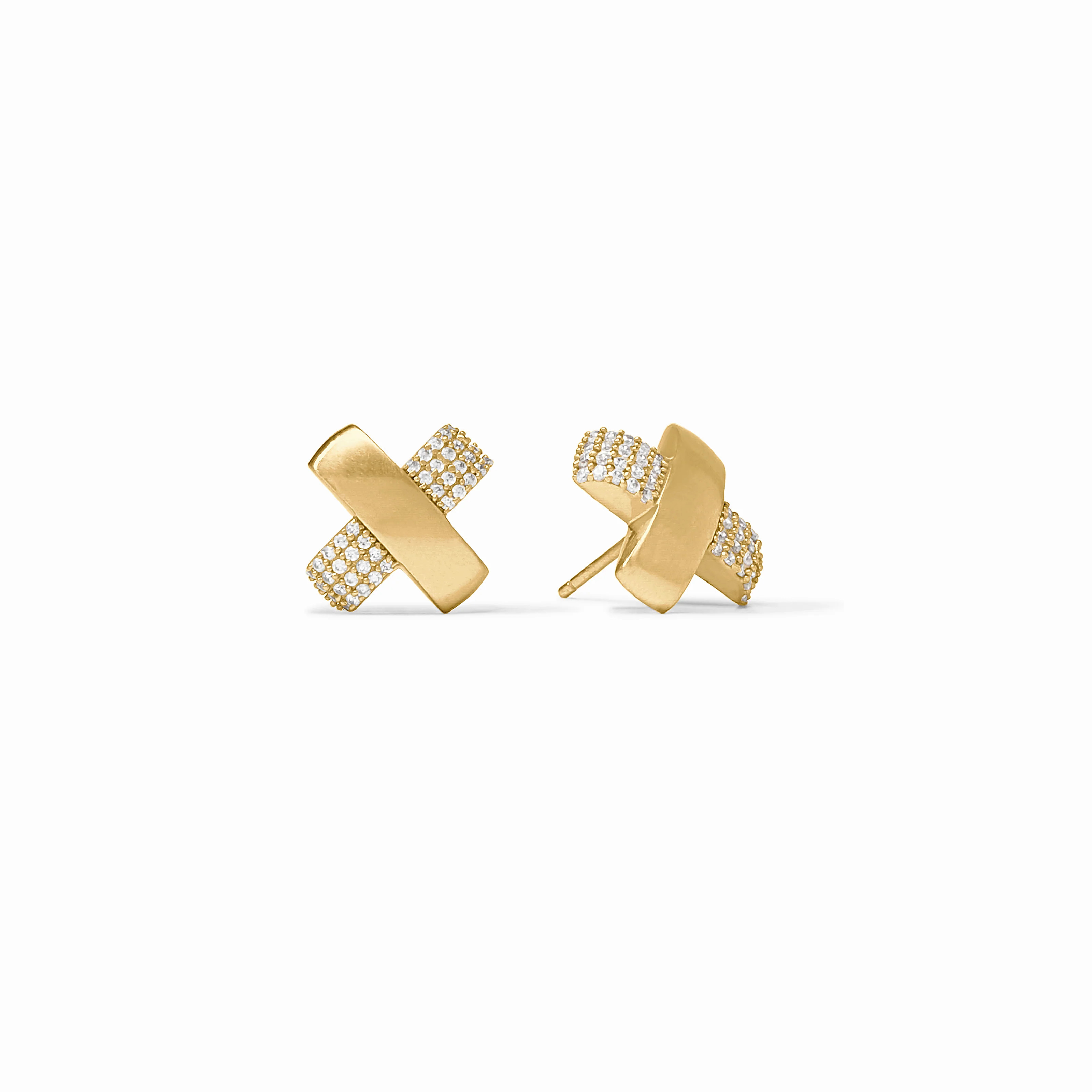 Catalina Gold X Stud Earrings | Julie Vos | Julie Vos