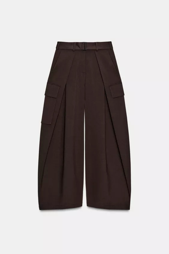 ZW COLLECTION DARTED CARGO TROUSERS | Zara DE