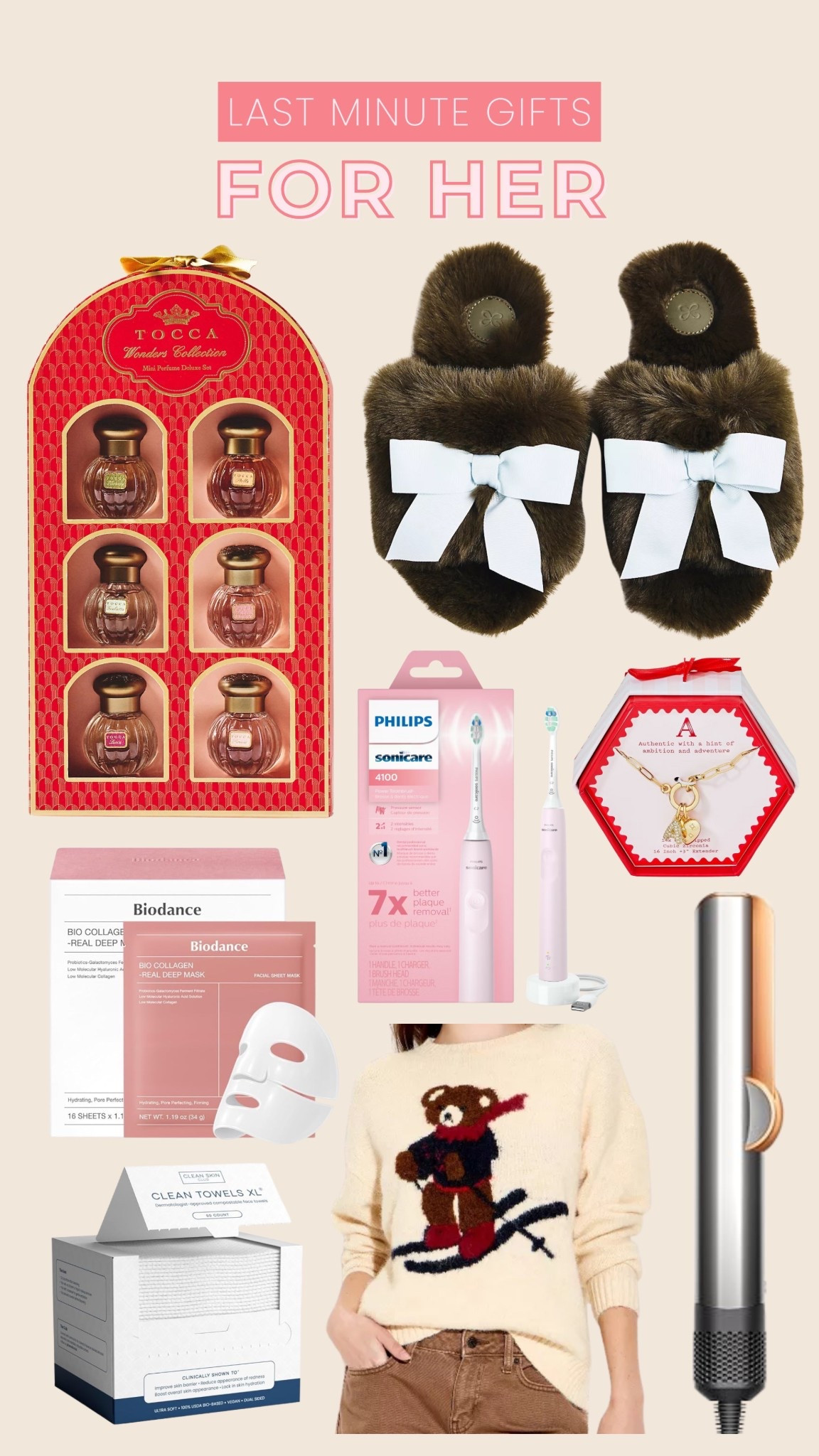 Last Minute Gifts for Her 


gifts for her, gifts she’ll love, christmas gifts, gift guide, christmas list, last minute gifts for her, holiday style

#LTKGiftGuide #LTKHoliday #LTKSeasonal