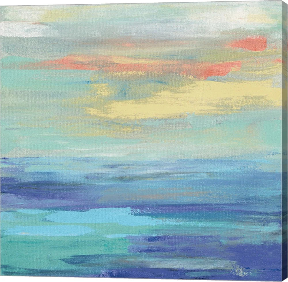 Great Art Now Sunset Beach II Bright by Silvia Vassileva Canvas Wall Art - Walmart.com | Walmart (US)