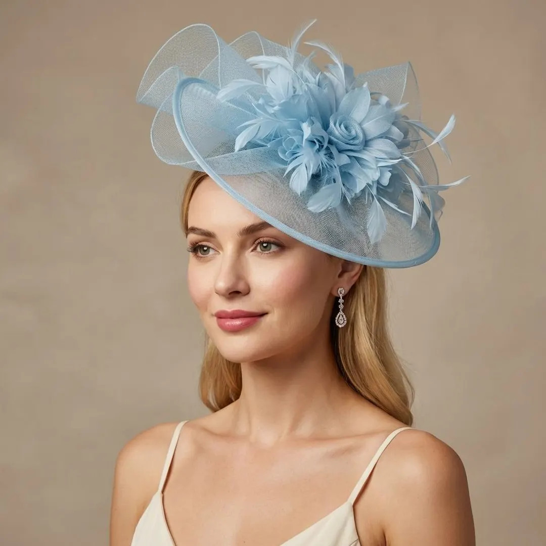 Elegant Fascinator for Weddings, Statement Headpiece for Derby and Formal Events | Etsy (Global)