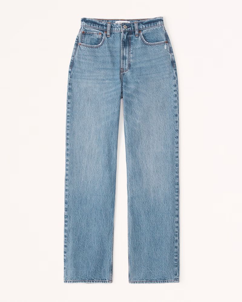 Women's High Rise Loose Jean | Women's Clearance | Abercrombie.com | Abercrombie & Fitch (US)