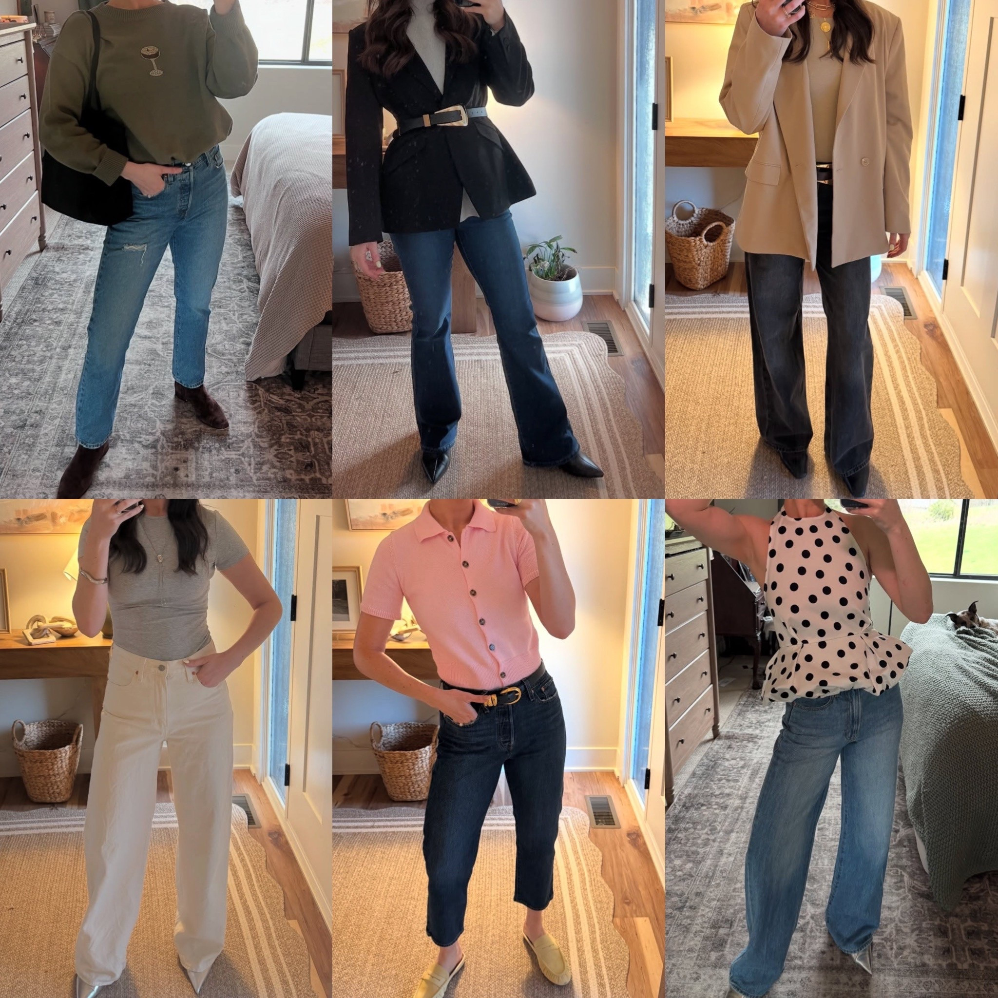 @levi sale for red tab members 30% off site wide and free shipping!!


Here are my favorites I wear on repeat- should size down in Levi’s typically because they almost always stretch after a few wears! I like my wide leg jeans long so I opt for the 34 inch inseam at 5’7!! 

#LTKgrwm #LTKootd #LTKSaleAlert