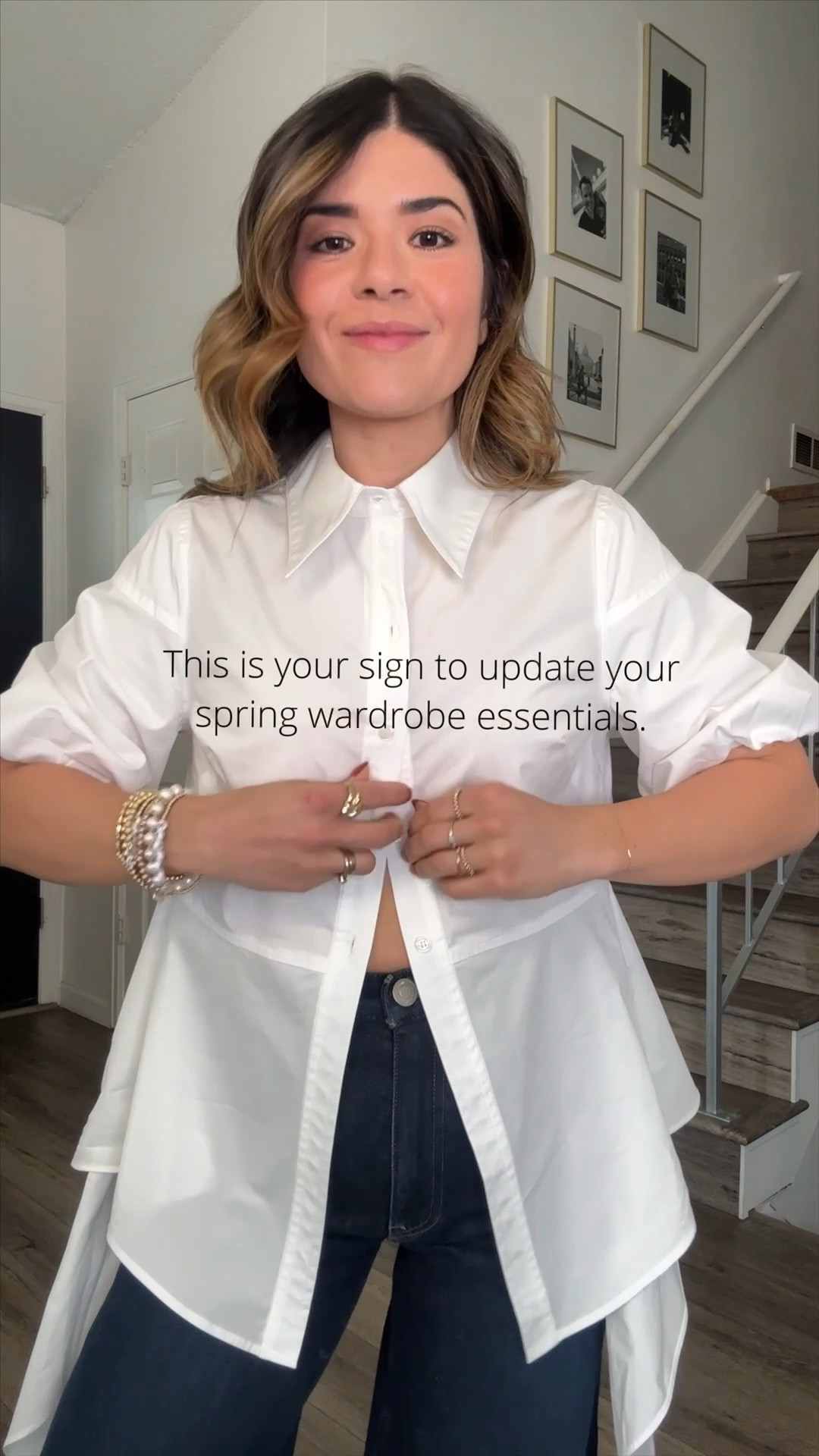This is your sign to update your spring wardrobe essentials!! This open back white shirt is the perfect way to update the classic white button down. This top is just so pretty and timeless! 
My jeans are from Hudson jeans and they are so flattering and chic. Use code CAROLINA25 to get 25% off! 
Shirt size small
Jeans size 24 they run tts. Order your regular size. 

#LTKSeasonal #LTKWatchNow #LTKFindsUnder100