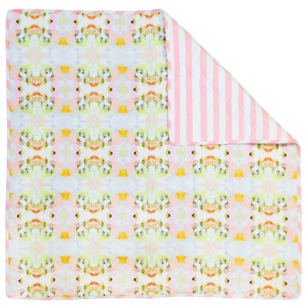 Brooks Avenue Pink Baby Blanket | Laura Park Designs