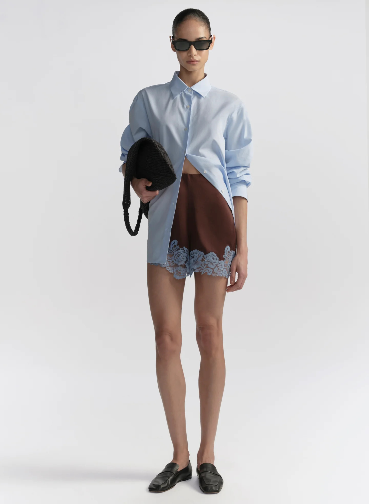 Pipa Satin and Lace Short | A.L.C