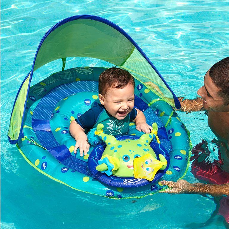 SwimWays 9 to 24 Months Inflatable Baby Spring Pool Float Activity Center w/ Adjustable UPF 50 Su... | Walmart (US)