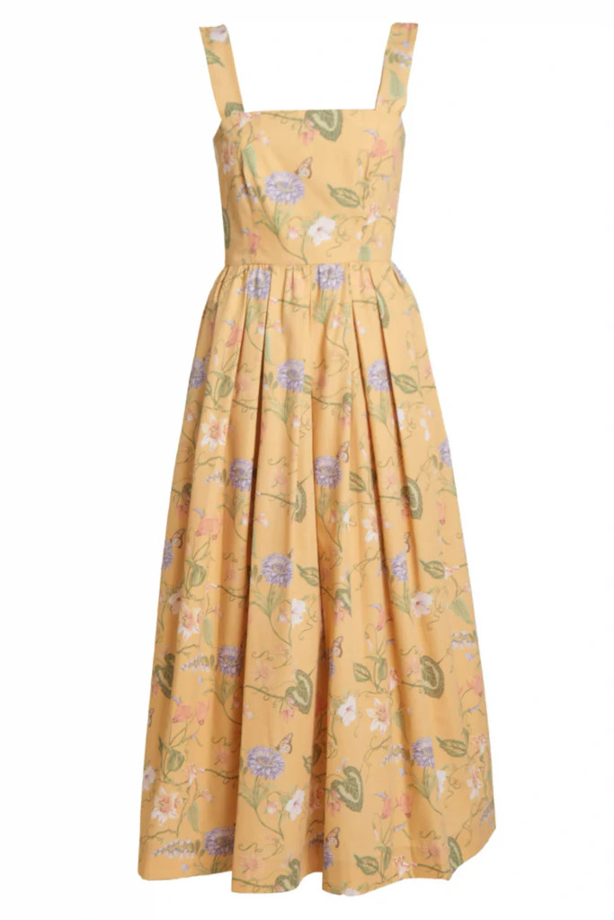 Poof Dress in Marigold Vine | Over The Moon