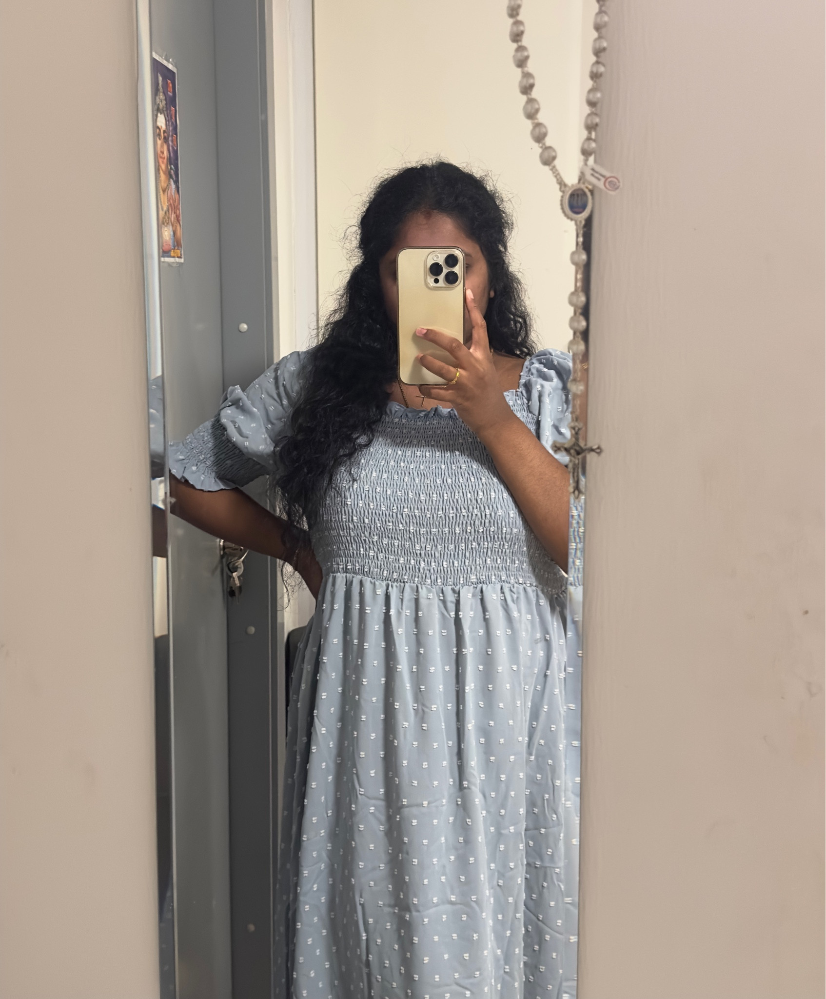 Cute maxi dress in blue, perfect for spring or summer! 

#springdress #summerdress #vacationoutfit #springoutfit #summeroutfit 

#LTKSeasonal #LTKstyletip #LTKeurope