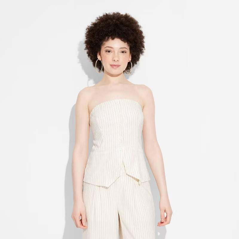 Women's Linen Suiting Tube Top - Wild Fable™ | Target