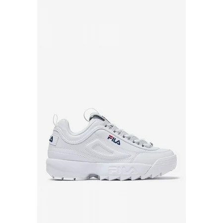 FILA Women s Disruptor II Premium Sneakers White/Fila Navy/Fila Red - 5FM00002-125 | Walmart (US)