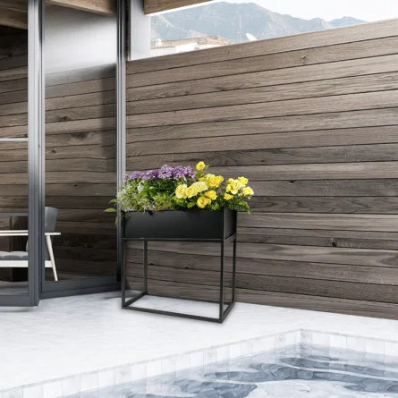 Mercury Row® Dekker Metal Elevated Planter | Wayfair | Wayfair North America