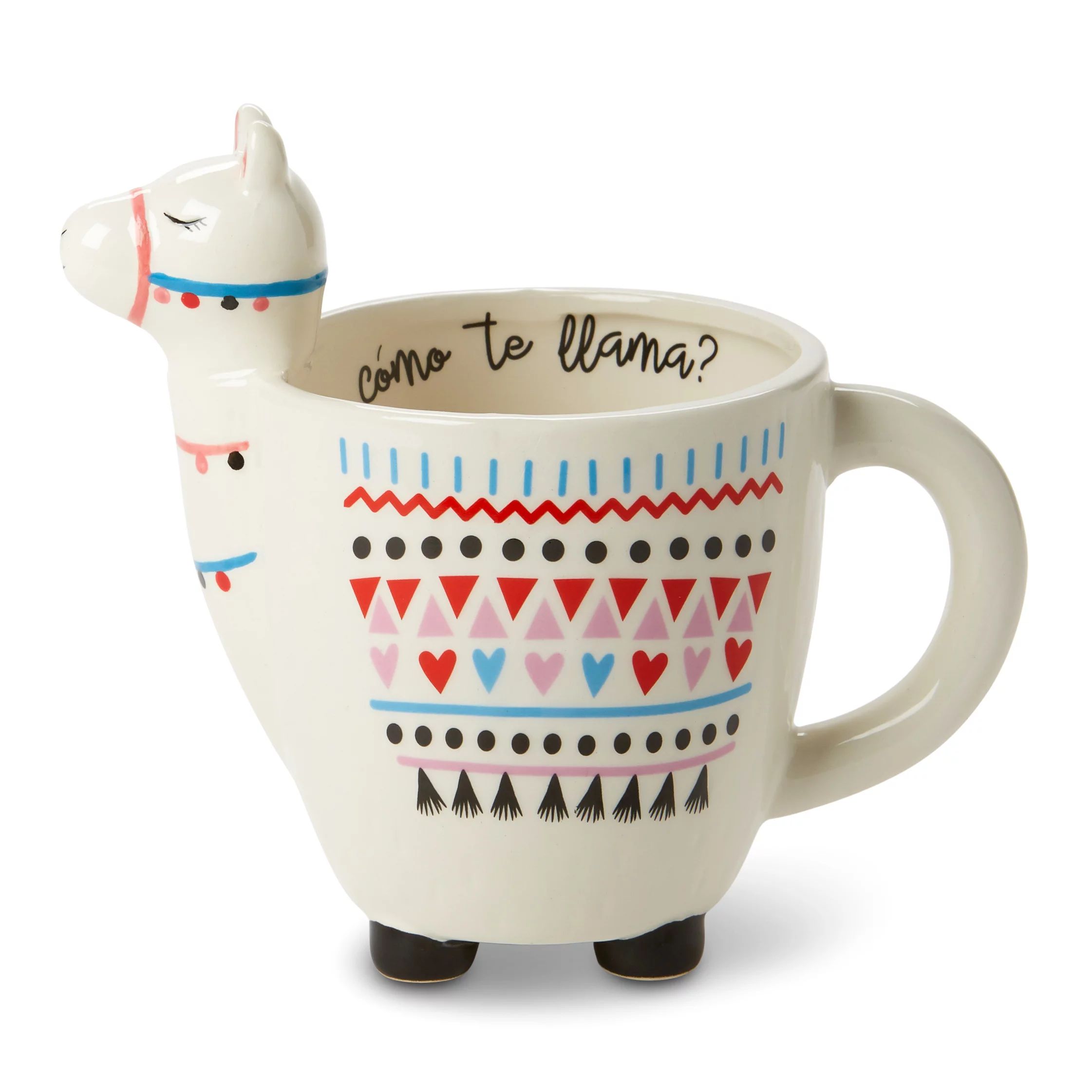 Votum Large Cute Handmade Llama Mug 18.6oz White Ceramic Coffee Cup | Walmart (US)