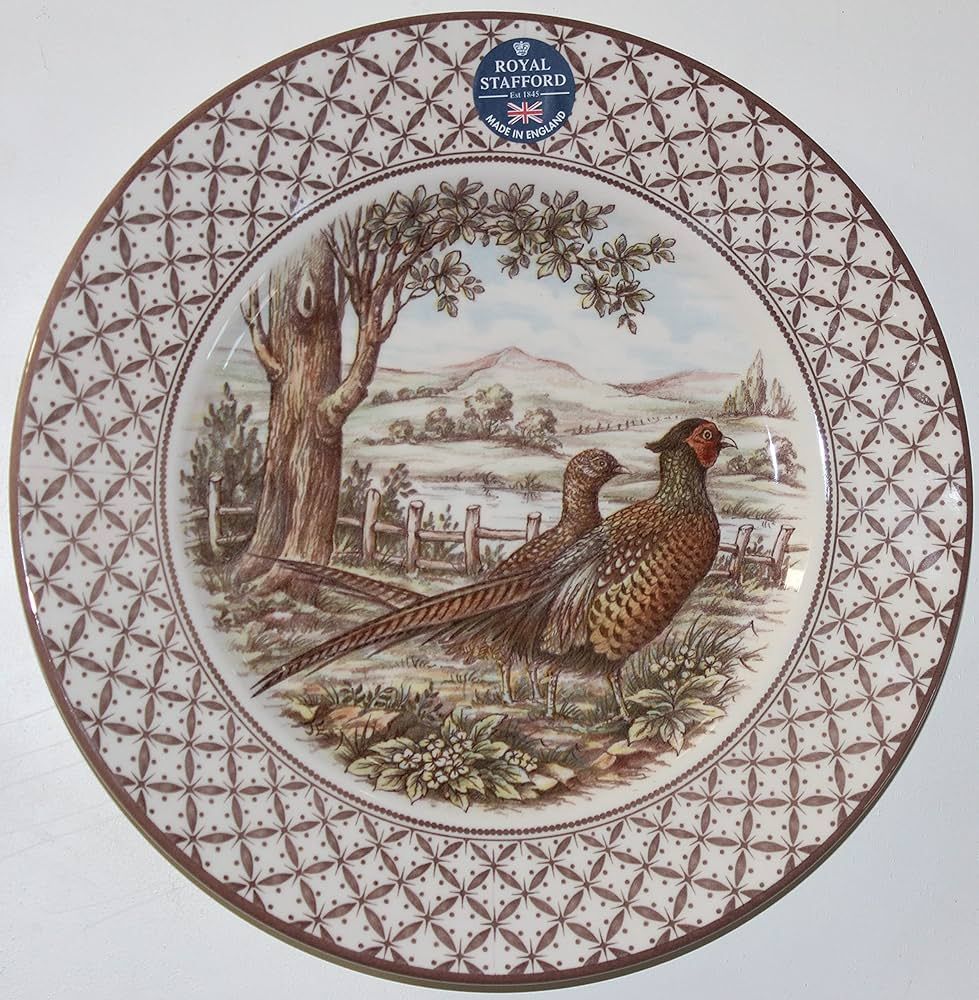 Woodland Pheasant Dinnerware - set of 4 (Dinner Plates.) | Amazon (US)