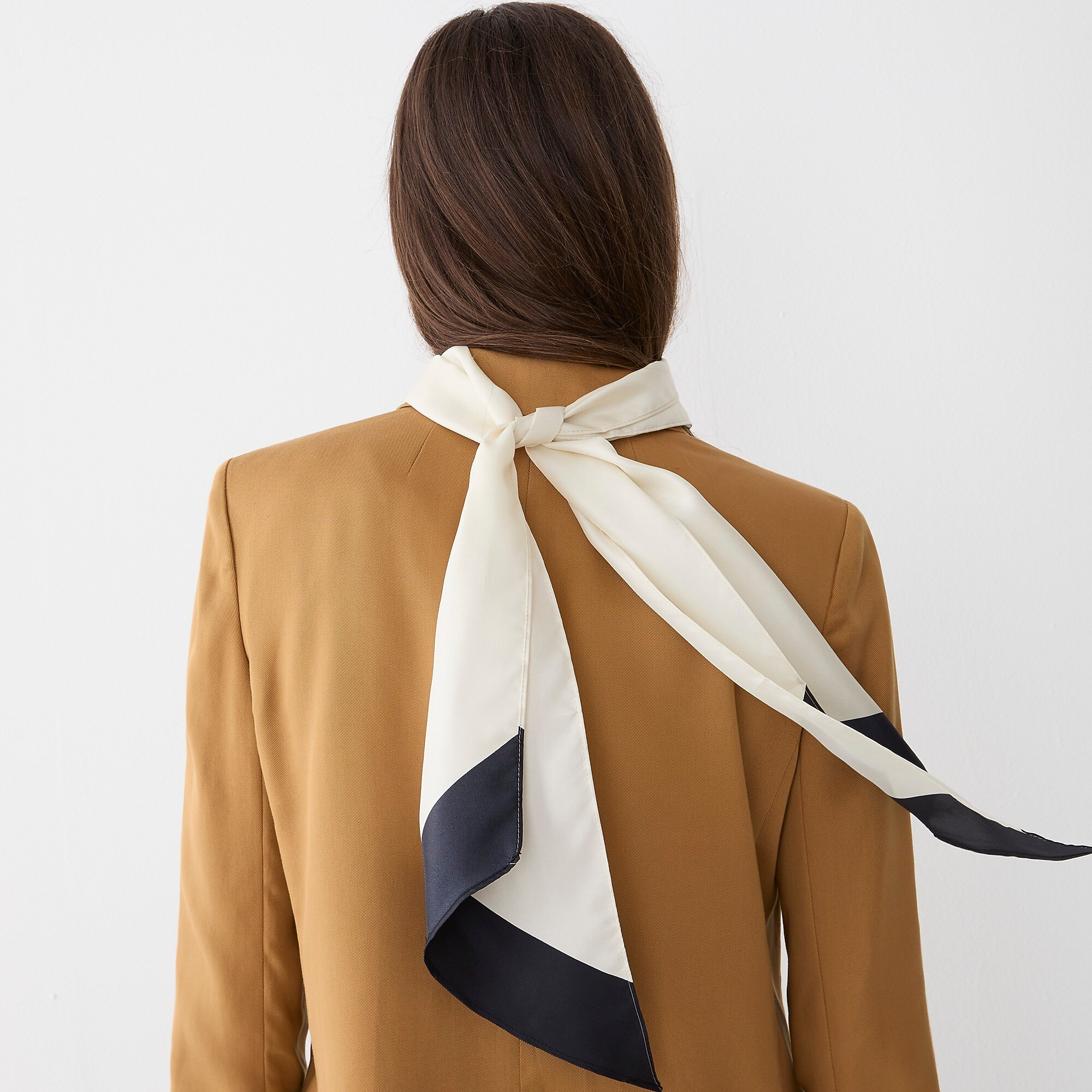 Tapered silk scarf | J. Crew US