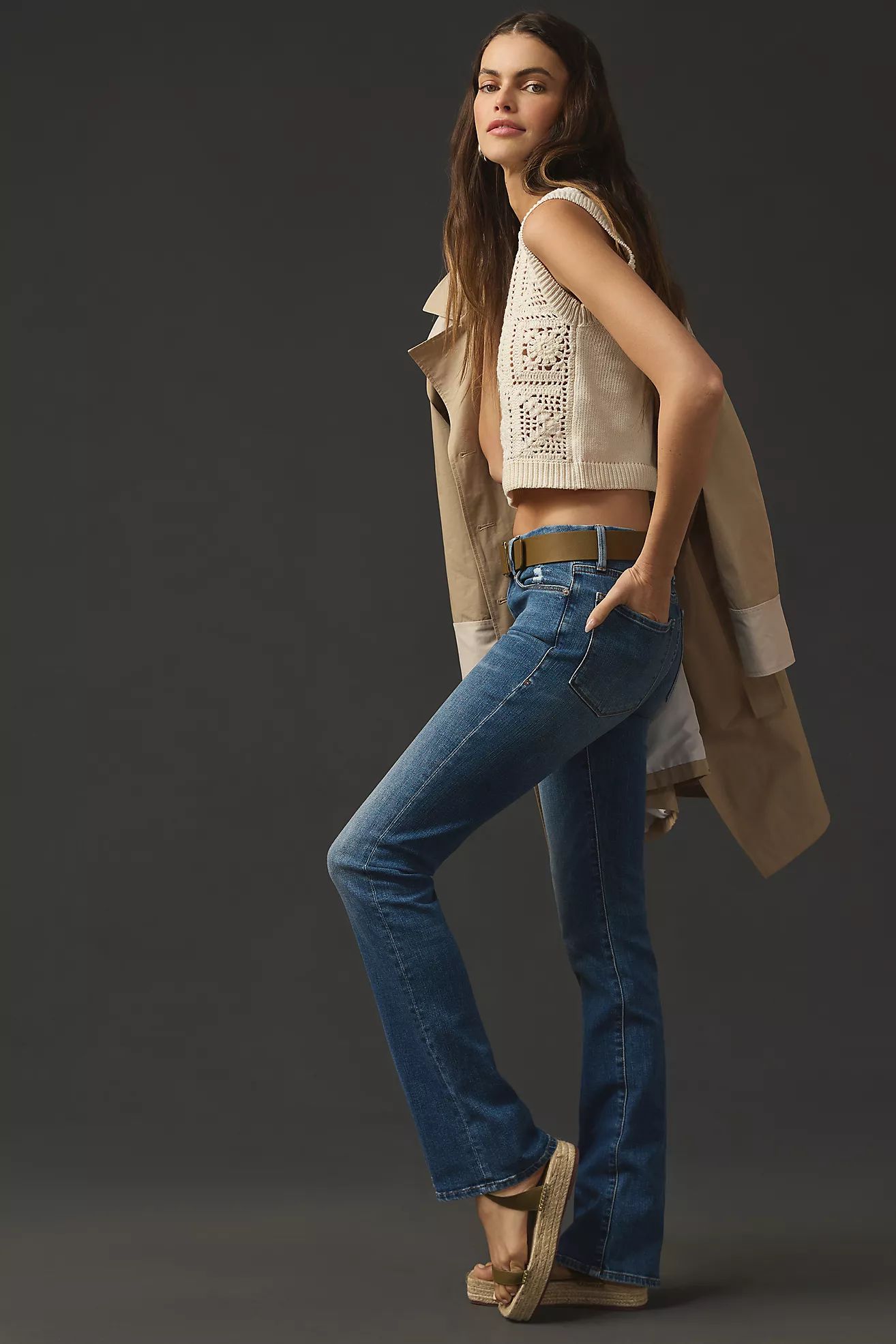Frame Le Mini Boot High-Rise Jeans | Anthropologie (US)