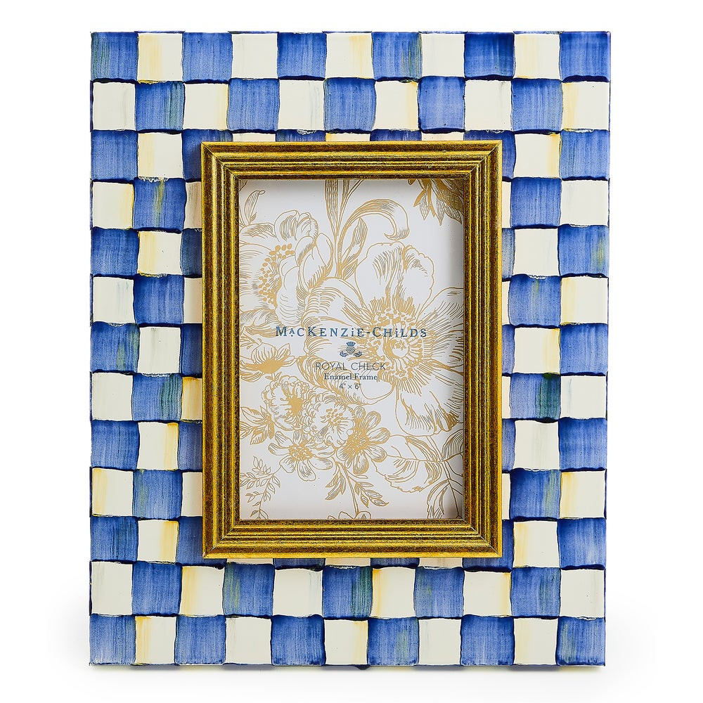 Royal Check 4" x 6" Frame | MacKenzie-Childs