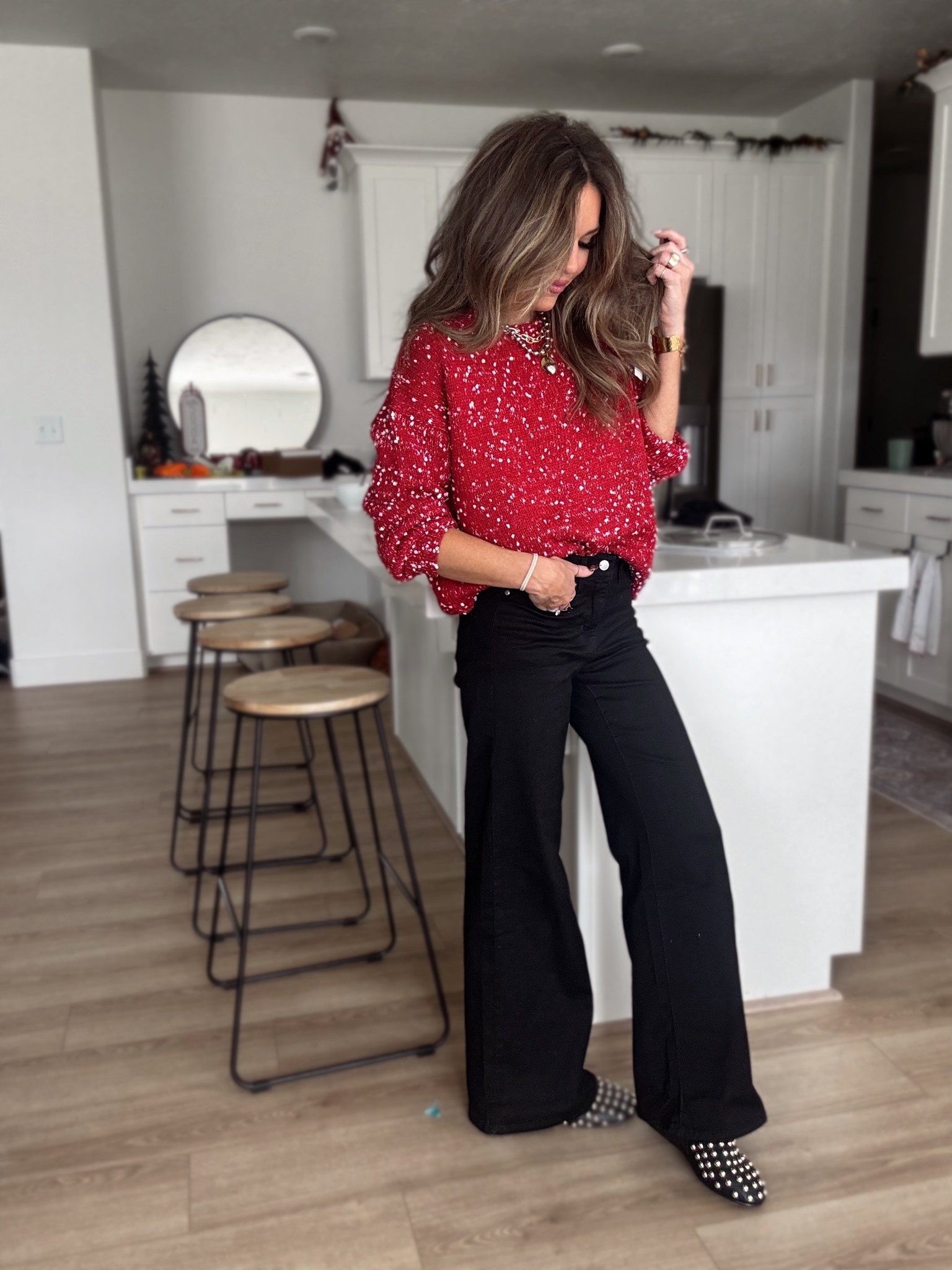 The cutest holiday Cupshe sweater!! Use code BBS15 for 15% off on orders $70+!!! @cupshe 

#LTKFindsUnder50 #LTKHoliday #LTKSeasonal