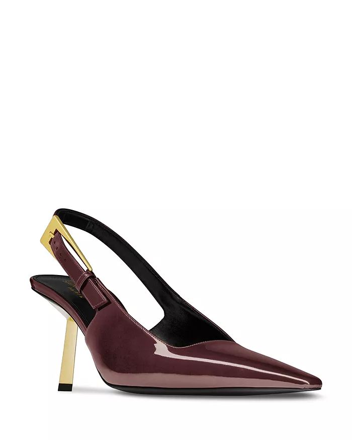 Saint Laurent Lee Slingback Pumps in Patent Leather Back to results -  Shoes - Bloomingdale's | Bloomingdale's (US)